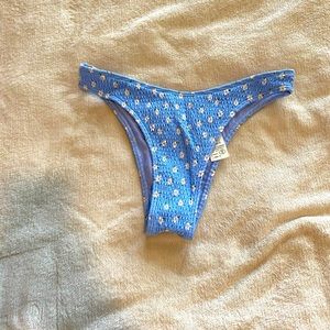 Hollister Cheeky Blue Floral Swimsuit bottoms